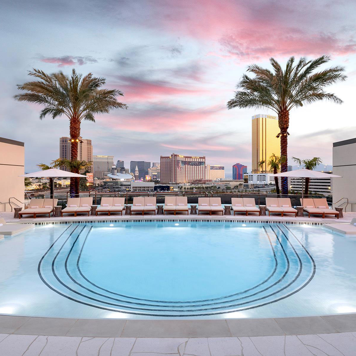 Athena Infinity VIP Pool Bungalow, Resorts World Las Vegas